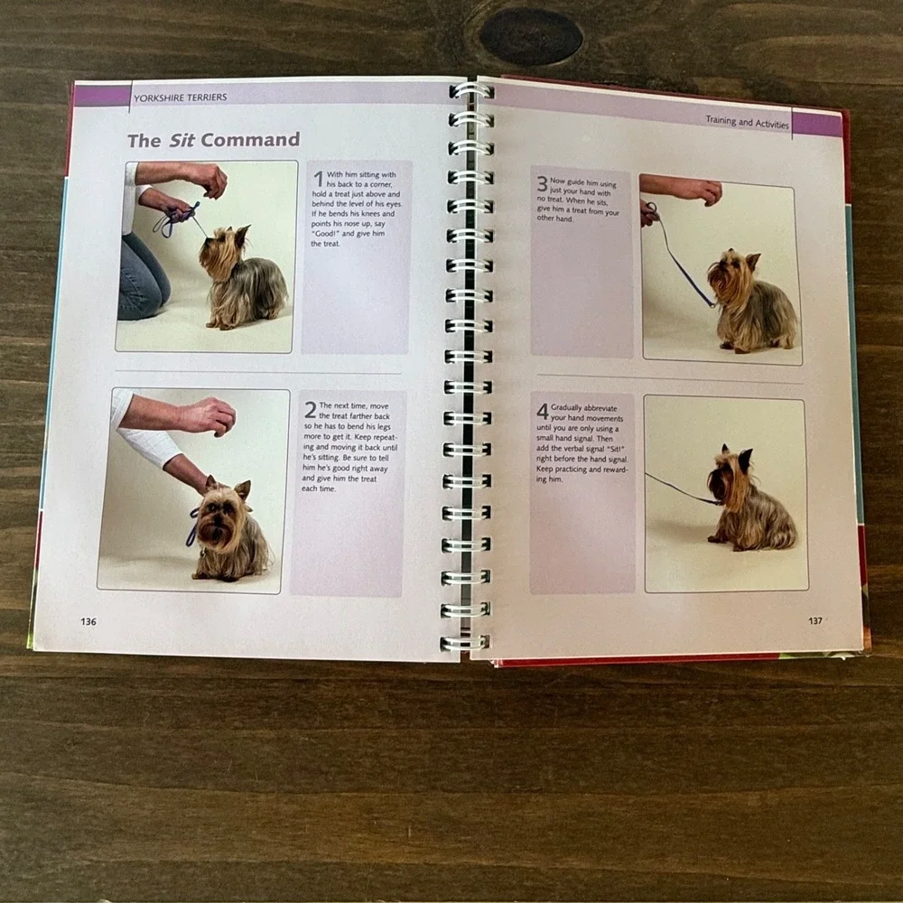 Barron's Dog Bibles Yorkshire Terriers Hardcover Book w/ Bonus Training DVD 2009